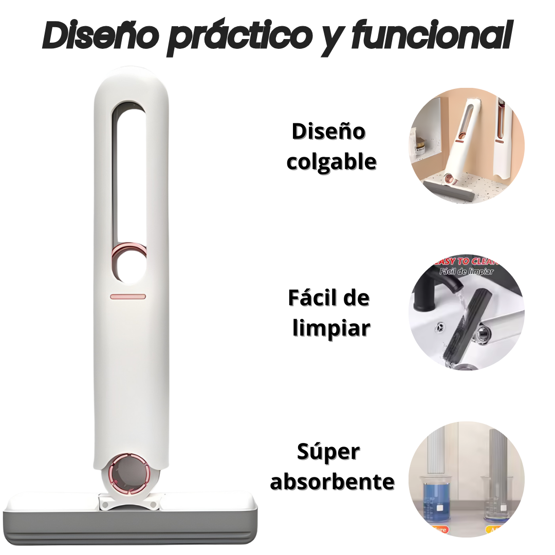 MiniMop Autoexprimible Limpia sin mojarte