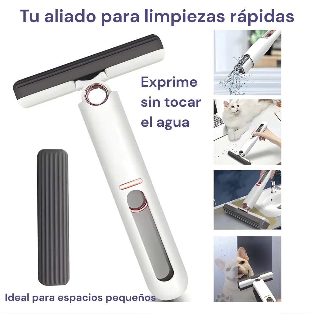 MiniMop Autoexprimible Limpia sin mojarte