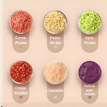 Mini Picadora Eléctrica Portátil