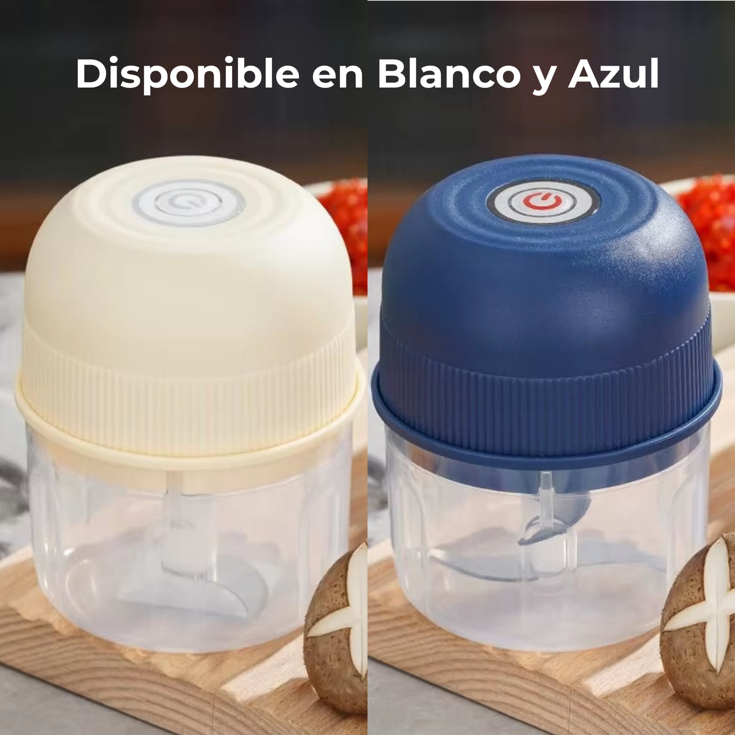 Mini Picadora Eléctrica Portátil